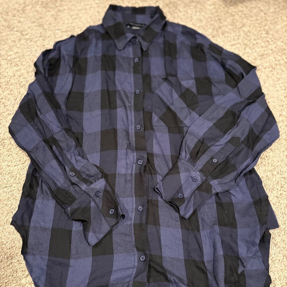 Sanctuary Button Down Plaid, SO SOFT!!